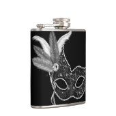 ブラックフェザーマスクマルディグラ フラスク (右)