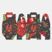 ブラックフェスティバルクリスマスギフトボックスデザイン フェイバーボックス (見開き)