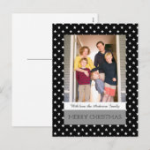 ブラックフェスティバルスターズホリデーフォトポストカード シーズンポストカード (正面/裏面)