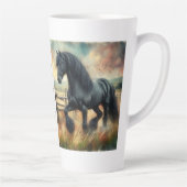 ブラックフェレジアンホースパスチュアフ素朴ェンス カフェラテマグ (右)