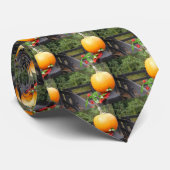 ブラックフェンスのカボチャ ネクタイ (ロール)