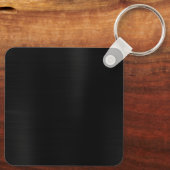 ブラックフォイル3文字モノグラム キーホルダー (裏面)