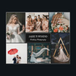 ブラックフォトコラージュプロフェッショナル チラシ<br><div class="desc">プロフェッショナル写真用の両面フライヤー。6枚の写真を収める部屋とフォトコラージュで作品を展示できる。名前と専門分野、タイトルまたはサービスをカバーに追加する。背面にはフェイク金ゴールド紙吹雪、自分のプロフィール写真、および黒い背景に連絡対して、あなたの情報が白で表示される。</div>