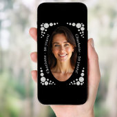 ブラックフォトダイヤモンド誕生日 招待状