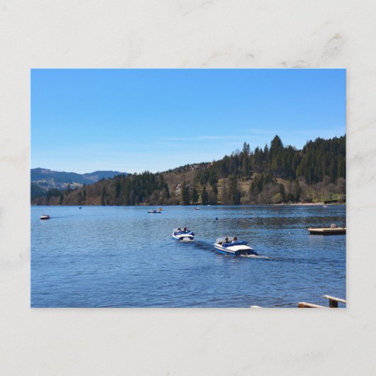 ブラックフォレストのティティシー湖 ポストカード (正面)