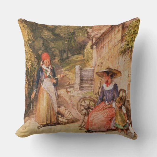 ブラックフォレストの小作人 クッション (正面)