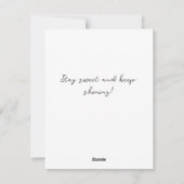 ブラックフォレストケーキカード シーズンカード (裏面)