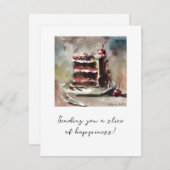 ブラックフォレストケーキカード シーズンカード (正面/裏面)