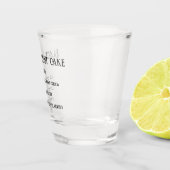 ブラックフォレストケーキノベルティショットグラス ショットグラス (右)