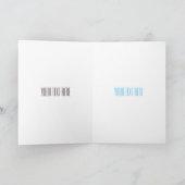 ブラックフォレストケーキ漫画イラストレーション カード (内部)