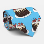 ブラックフォレストケーキ漫画イラストレーション ネクタイ (ロール)
