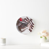 ブラックフォレストケーキ ラウンド壁時計 (ホーム)