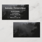 ブラックフォレストツリーズナイトシーナリーカスタムズ 名刺 (正面/裏面)