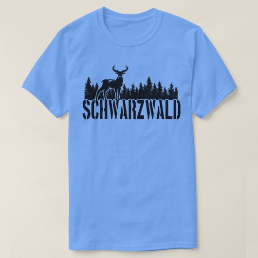 ブラックフォレストディアフォレスト Tシャツ (デザイン正面)