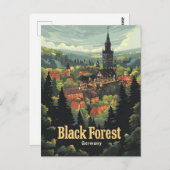 ブラックフォレストドイツ ポストカード (正面/裏面)