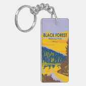ブラックフォレストナショナルパークドイツヴィンテージ キーホルダー (正面左)