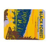 ブラックフォレストナショナルパークドイツヴィンテージ マグネット (横)