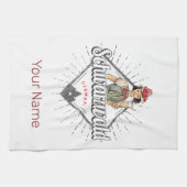 ブラックフォレストバーデンヴュルテンベルグドイツヴィンテージ キッチンタオル (横)