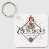 ブラックフォレストバーデンヴュルテンベルグドイツヴィンテージ キーホルダー (正面)