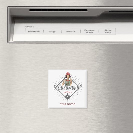 ブラックフォレストバーデンヴュルテンベルグドイツヴィンテージ マグネット (インサイチュ (食洗機))