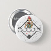 ブラックフォレストバーデンヴュルテンベルグドイツヴィンテージ 缶バッジ (正面&裏面)