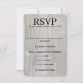 ブラックフォレ素朴スト食品の選択 出欠カード (正面)