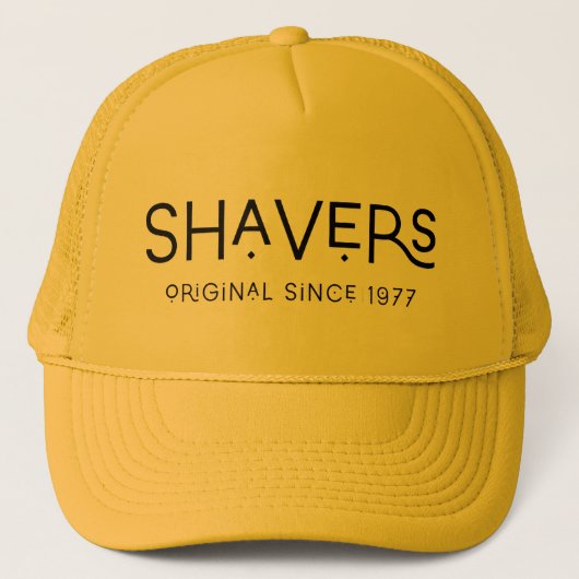 ブラックフォントトラック帽 キャップ (正面)