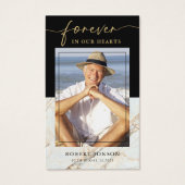 ブラックフォーエバーインズハート記念祈りの言葉カード (正面)