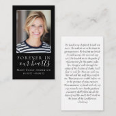 ブラックフォーエバーハートメモリアルカード ノートカード (正面/裏面)