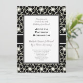 ブラックフォーマルタイ50thバースデーパーティーStarlight 招待状 (スタンド正面)