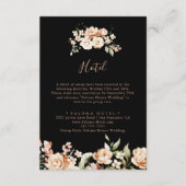 ブラックフォーマルフローラ エンクロージャーカード (正面)