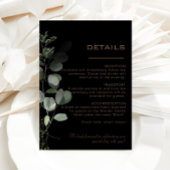 ブラックフォーマルユミニマルーカリ結婚の詳細 エンクロージャーカード