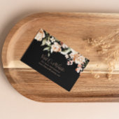 ブラックフォーマル王室のフローラ結婚のウェブサイト エンクロージャーカード