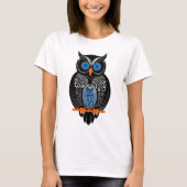 ブラックフクロウTシャツ Tシャツ (正面)