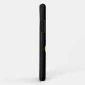 ブラックフチュリスティックのネオンイーグル Case-Mate iPhoneケース (裏面/右)