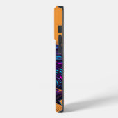 ブラックフチュリスティックのネオンイーグル Case-Mate iPhoneケース (裏面 / 左)