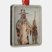 ブラックフットのインドのPe Toh小便キス、ワシの肋骨 メタルオーナメント (右)