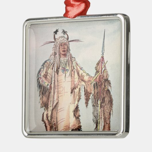 ブラックフットのインドのPe Toh小便キス、ワシの肋骨 メタルオーナメント (左)