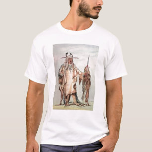 ブラックフットのインドのPe Toh小便キス、ワシの肋骨 Tシャツ