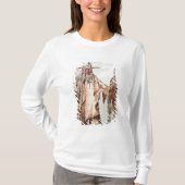 ブラックフットのインドのPe Toh小便キス、ワシの肋骨 Tシャツ (正面)