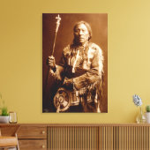 ブラックフットのチーフアティスタマーカンキャンバスアート キャンバスプリント (インサイチュ (リビング))