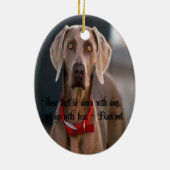 ブラックフットの引用文のアメリカインディアンの諺 セラミックオーナメント (裏面)