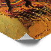 ブラックフットインディアンガール ポスター (角)