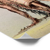 ブラックフットインディアンペトペキスザイーグルリブ ポスター (角)