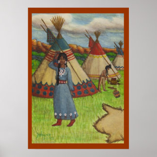 ブラックフットインディアン ポスター