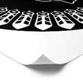 ブラックフット国旗 ポスター (角)