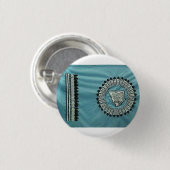 ブラックフット族の国家の旗 缶バッジ (正面&裏面)