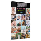 ブラックフモダンァミリーフォトコラージュカスタム文字 クリップボード (右)