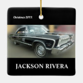 ブラックフューリークラシック車 セラミックオーナメント (裏面)