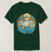 ブラックフライはビールT Tを持っている Tシャツ (デザイン正面)